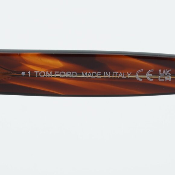 Tom Ford Snowdon FT0237 53E Sunglasses Havana Square Frame, Brown Lenses - Picture 9 of 10